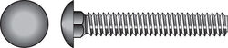 Hillman 5/16 in. P X 1-1/4 in. L Zinc-Plated Steel Carriage Bolt 100 pk