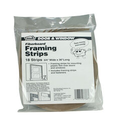 M-D Building Products Brown Fiber Framing Strips For Door and Window 36 in. L X 3/4 in. T