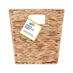 Honey-Can-Do Banana Leaf 10-1/2 in. L X 10-1/2 in. W X 10-1/2 in. H Brown/Natural Storage Bask