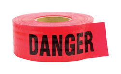 C.H. Hanson 500 ft. L X 3 in. W Polyethylene Danger Barricade Tape Red