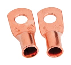 Forney 6 in. L X 1.88 in. W Welding Cable Lug Copper 2 pc