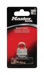 Master Lock 3/4 in. H X 9/16 in. W X 1 in. L Steel Warded Locking Padlock 1 pk
