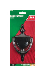 Ace 7 in. L Oil Rubbed Bronze Brass Door Knocker