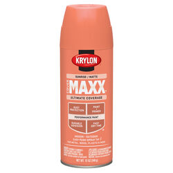 Krylon Cover MAXX Matte Sunrise Paint + Primer Spray Paint 12 oz