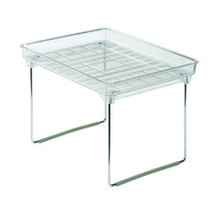 Madesmart 7.06 in. H X 7.72 in. W X 9.5 in. L Clear Stackable Shelf