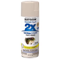 Rust-Oleum Painter's Touch 2X Ultra Cover Gloss Navajo White Spray Paint 12 oz