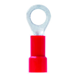 Jandorf 22-18 Ga. Insulated Wire Terminal Ring Red 5 pk