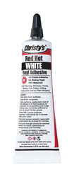 Christys Red Hot White Adhesive and Sealant For PVC/Vinyl 1.5 oz