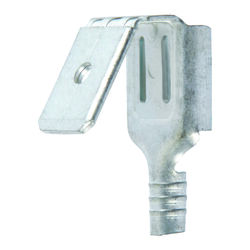 Jandorf 22-18 Ga. Uninsulated Wire Terminal Disconnect Silver 5 pk