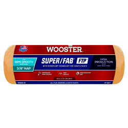 Wooster Super/Fab FTP Synthetic Blend 9 in. W X 3/8 in. S Paint Roller Cover 1 pk