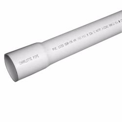 Charlotte Pipe SDR26 PVC Dual Rated Pipe 2 in. D X 20 ft. L 160 psi