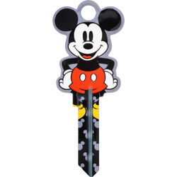 Hillman Disney Mickey Mouse House/Padlock Universal Key Blank Double For