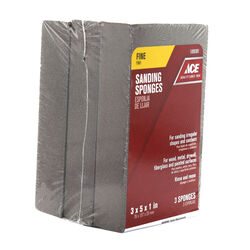 Ace 5 in. L X 3 in. W X 1 in. T 120 Grit Fine Sanding Sponge