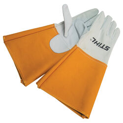 STIHL Extended Cuff Pruning Gloves Orange XL 1 pair