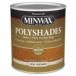 Minwax PolyShades Semi-Transparent Satin Olde Maple Oil-Based Stain 1 qt