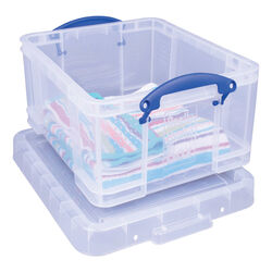 Really Useful Box 7 in. H X 15-5/16 in. W X 18-7/8 in. D Stackable Storage Box