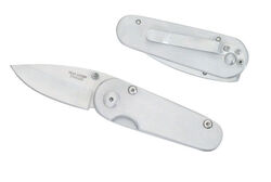 Frost Cutlery Silver Stud Silver Stainless Steel 6 in. Tactical Folder Pocket Knife