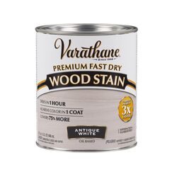 Varathane Semi-Transparent Antique White Oil-Based Urethane Modified Alkyd Wood Stain 1 qt
