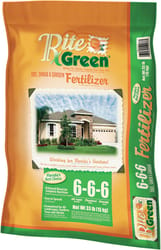 Rite Green 6-6-6 All-Purpose Lawn & Garden Fertilizer For All Grasses 2500 sq ft 33 cu in
