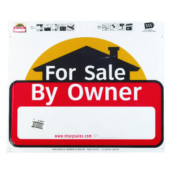 Hy-Ko English White Informational Sign 20 in. H X 24 in. W