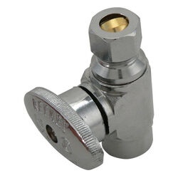 Keeney 1/2 in. Sweat T X 3/8 in. S Compression Brass Straight Valve