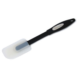 Chef Craft 3-1/2 in. W X 12-1/4 in. L Black/White Silicone 12-1/2 in. Spatula