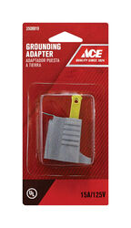 Ace Polarized 1 outlets Grounding Adapter 1 pk