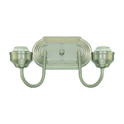 Westinghouse 2 Brushed Nickel Metallic Wall Sconce