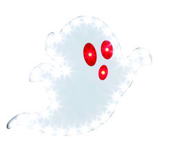 Santa's Best Prelit Ghost Stake Lights