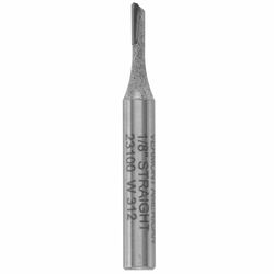 Vermont American 1/4 in. D X 1/8 x 5/16 in. R X 2 in. L Carbide Tipped 1-Flute Straight Router