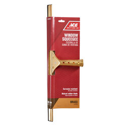 Ace 18 in. Brass Window Squeegee