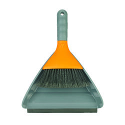 Casabella 9 in. W Soft Nylon Broom with Dustpan