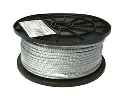 Baron Galvanized Galvanized Steel 3/16 in. D X 250 ft. L Cable