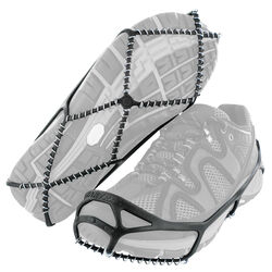 Yaktrax WALK Unisex Poly Elastomer Blend/Steel Snow and Ice Traction Black W 2.5-6/M 1-4.5 Waterproo