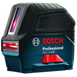 Bosch 2 beam Self Leveling Cross Line Laser 165 ft. 8 pc