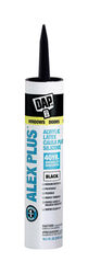 DAP Alex Plus Black Acrylic Latex All Purpose Caulk 10.1 oz