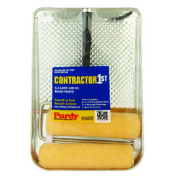 Purdy Contractor 1st 9 in. W Regular Paint Roller Kit Threaded End