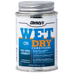 Christys Wet or Dry Blue Cement For PVC 4 oz