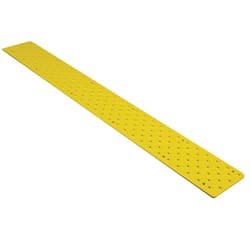 HandiTreads 3.75 in. W X 30 in. L Powder Coated Yellow Aluminum Stair Tread