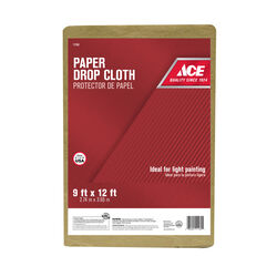 ACE 9 ft. W X 12 ft. L Paper Drop Cloth 1 pk
