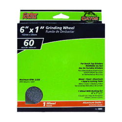 Gator 6 in. D X 1 in. thick T X 1 in. S Grinding Wheel 1 pc