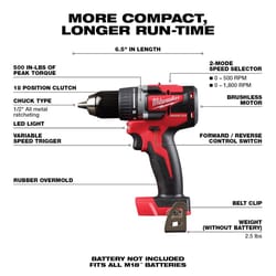 Milwaukee 18 V 1/2 in. Brushless Cordless Compact Drill Tool Only