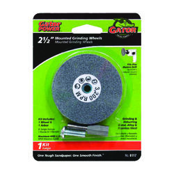 Gator 2-1/2 in. D X 3/8 in. thick T X 1/4 in. S Grinding Wheel 1 pc