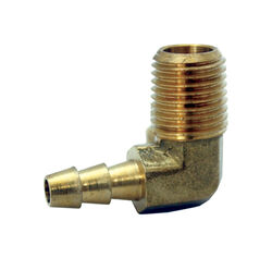 JMF Brass 5/8 in. D X 1/2 in. D Hose Barb Elbow 1 pk