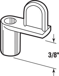 Prime-Line Mill Die Cast Screen Clip For 3/8 inch 4 pk