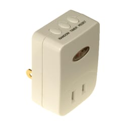 Amertac AmerTac White Photoelectric Plug In Light Control 1 pk