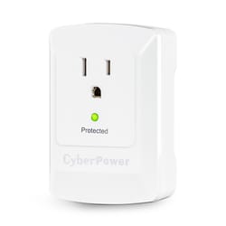 CyberPower Essential 1 outlets Wall Tap White