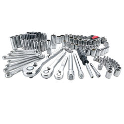 Craftsman 1/4, 3/8 and 1/2 in. drive S Metric and SAE 6 and 12 Point Mechanic's Tool Set 135 pc