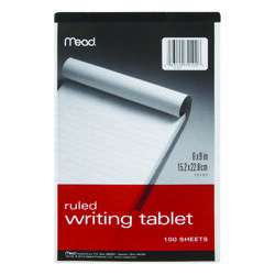 Mead 6 in. W X 9 in. L Memo Pad 100
