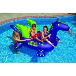 Swimline Purple Vinyl Inflatable Sea Dragon Pool Float